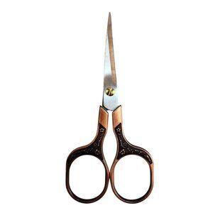 Sewing Embroidery Scissors With Copper Color and Stainless Steel Craft S